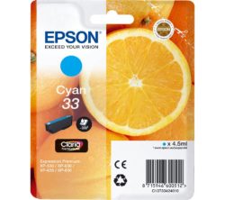 EPSON No. 33 Oranges Cyan Ink Cartridge